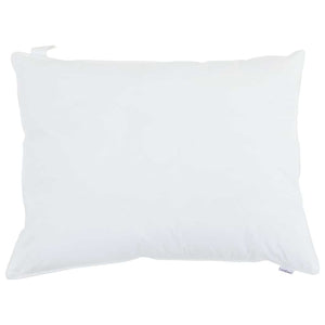 vidaXL Oreiller avec housse 2 pcs Blanc 60 x 80 cm Coton