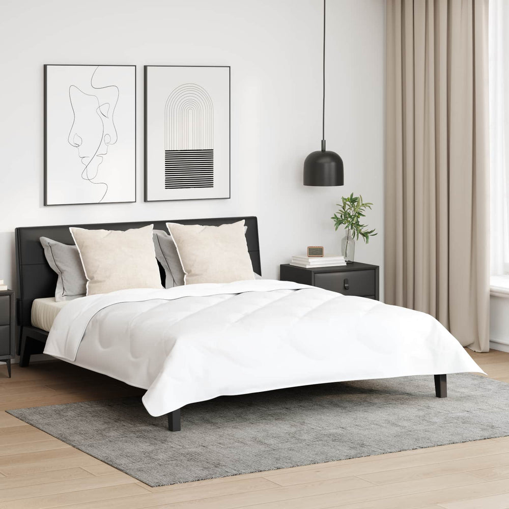 Kopfkissen 2er Set Weiß 80x80 cm Baumwolle