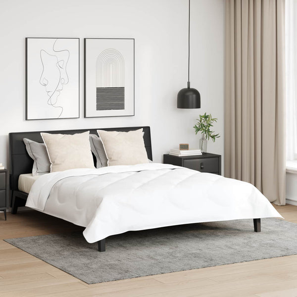 Kopfkissen 2er Set Weiß 80x80 cm Baumwolle