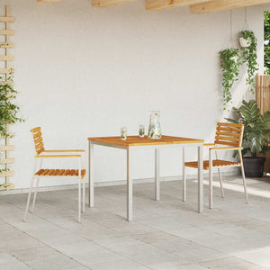 Akazienholz Gartenstühle 2er Set