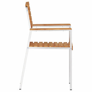 Teak Gartenstühle 2er Set, geölt