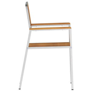 vidaXL Chaises de jardin 2 pcs Marron 56 x 54,5 x 87 cm Bois d'acacia massif