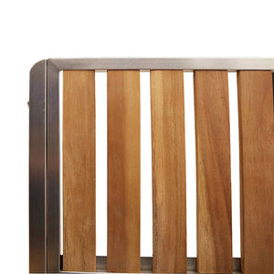 Gartenstühle 4er Set Akazienholz Braun