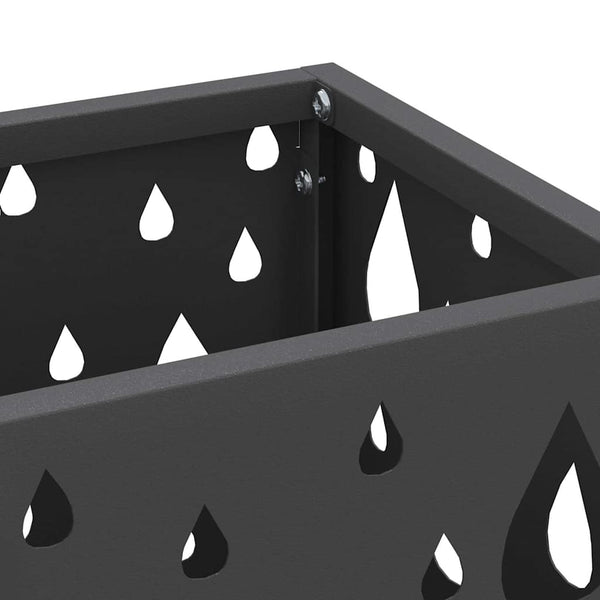 Schirmständer Schwarz Metall 49cm