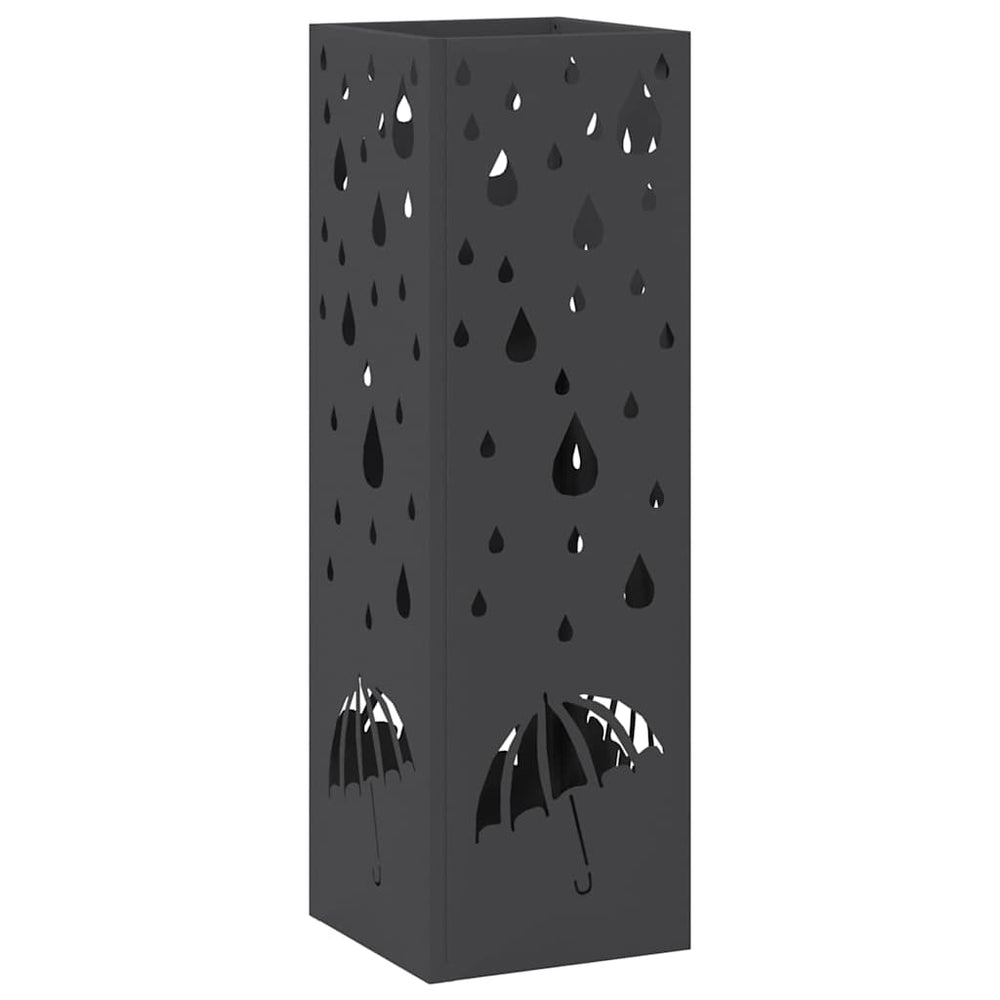 Schirmständer Schwarz Metall 49cm