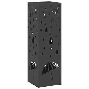 Schirmständer Schwarz Metall 49cm