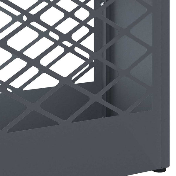 vidaXL Support de parasol anthracite 28 x 12 x 41 cm acier