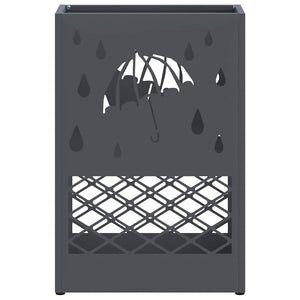 vidaXL Support de parasol anthracite 28 x 12 x 41 cm acier