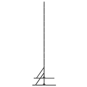 Schwarzer Stahl Sichtschutz 100x50x180cm