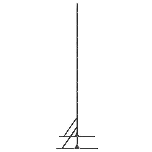 Schwarzer Stahl Sichtschutz 100x50x180cm