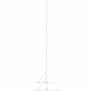 Weißer Stahl Sichtschutz 100x50x180cm