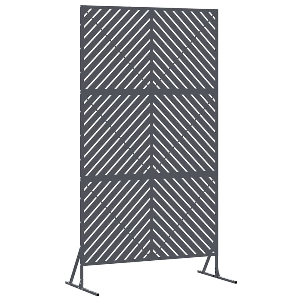 Anthrazit Sichtschutz Stahl 100x50x180cm