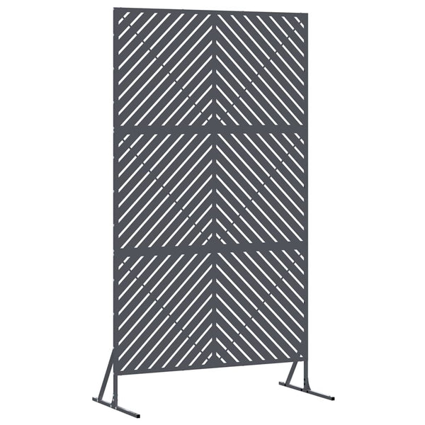 Anthrazit Sichtschutz Stahl 100x50x180cm
