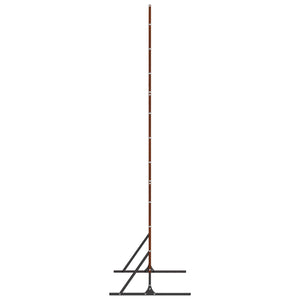 Grauer Sichtschutz aus Stahl, 100x50x180 cm