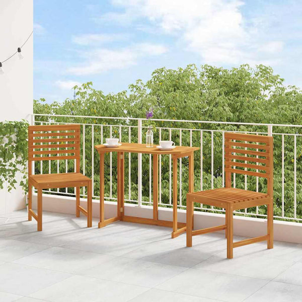 vidaXL Chaises de jardin 2 pcs Marron 50 x 50 x 91 cm Bois d'acacia massif