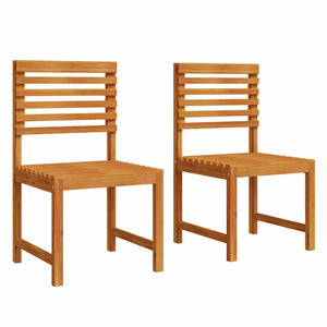 vidaXL Chaises de jardin 2 pcs Marron 50 x 50 x 91 cm Bois d'acacia massif