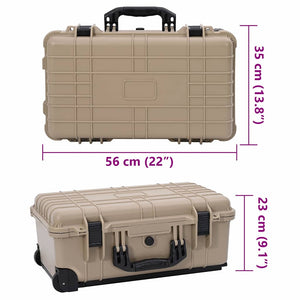 Hartschalenkoffer Sand 56x35x23cm