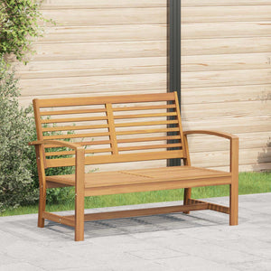 Teak Bank Braun 110 cm Massivholz