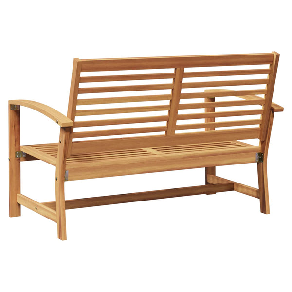 Teak Bank Braun 110 cm Massivholz