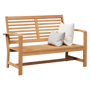 Teak Bank Braun 110 cm Massivholz