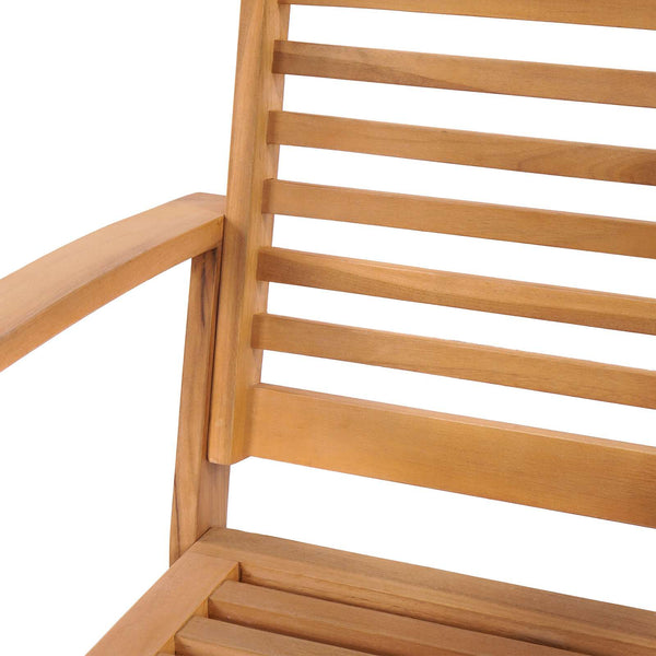 Teak Stühle 2er Set Braun