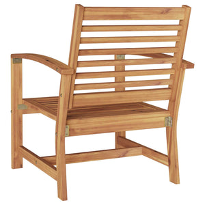 Teak Stühle 2er Set Braun