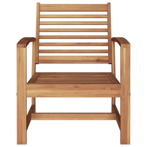 Teak Stühle 2er Set Braun