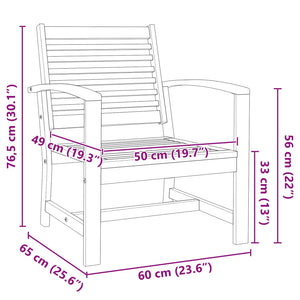 Teak Stühle 2er Set Braun