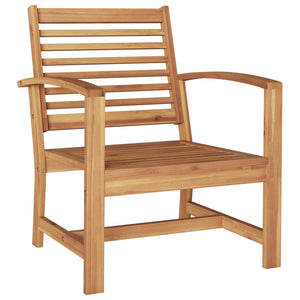 Stuhl mit Kissen, 2er Set, Braun/Dunkelgrau