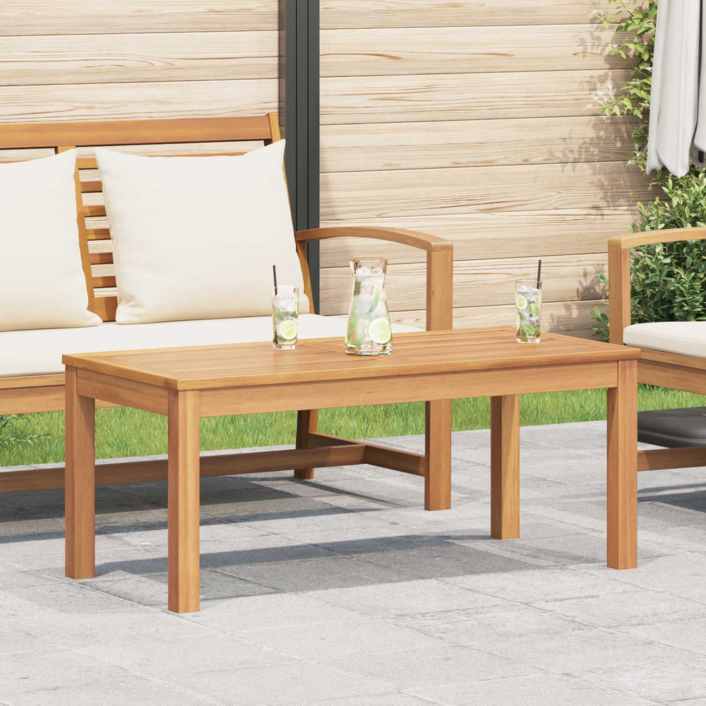 Teak Tisch Braun 95x45 cm