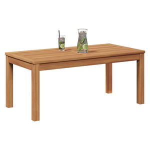 Teak Tisch Braun 95x45 cm