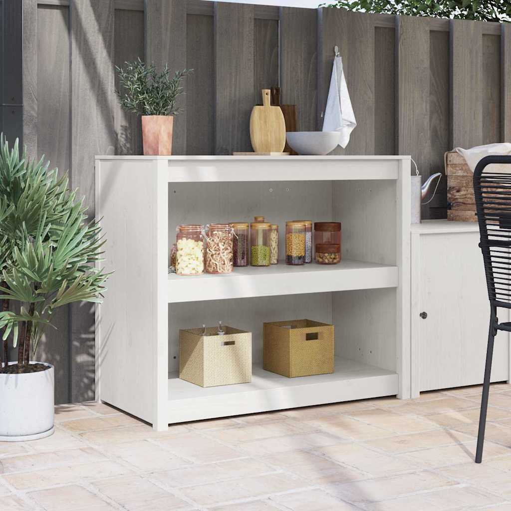 Küchenschrank Kiefer Massivholz Weiß 106cm