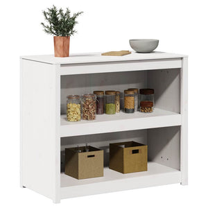 Küchenschrank Kiefer Massivholz Weiß 106cm