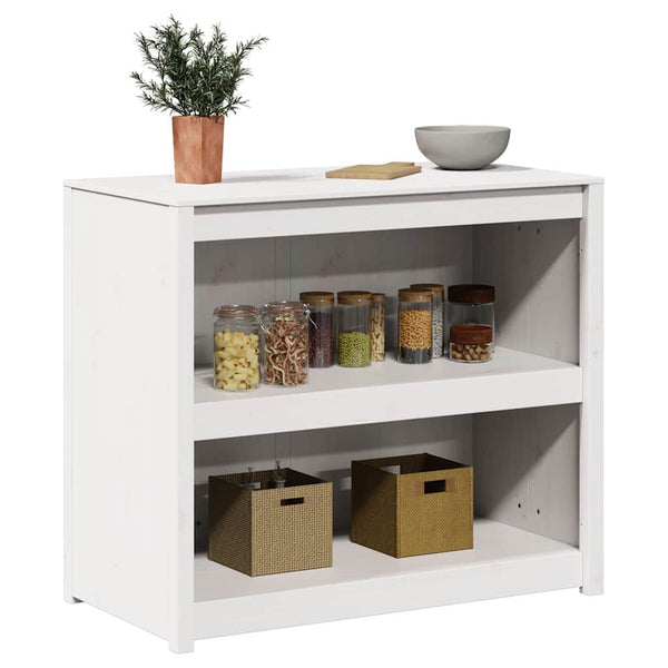 Küchenschrank Kiefer Massivholz Weiß 106cm