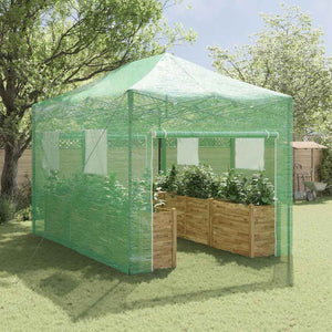 Grünes Pop-Up Gewächshaus 280x410x315cm