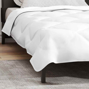 Weiße Bettdecke 200x140 cm Polyester