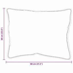 Kopfkissen 2er-Set 80x60 cm