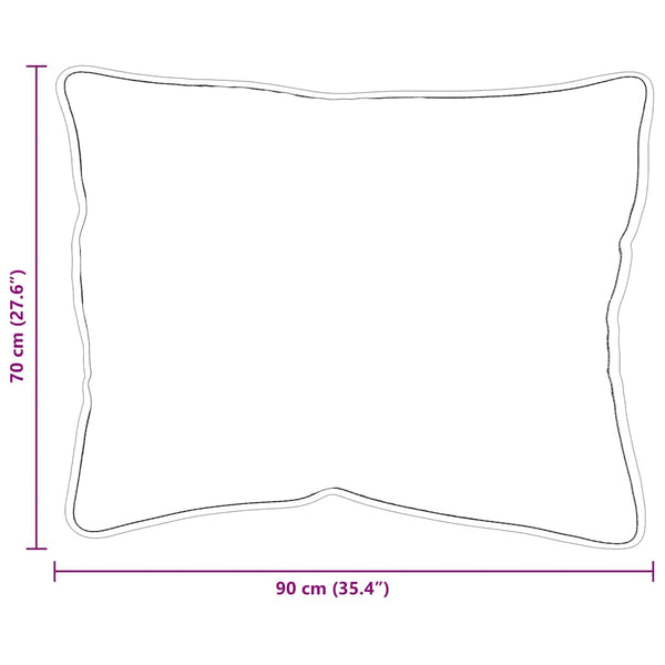 Kopfkissen 2er Set 90x70 cm