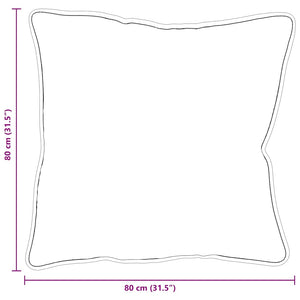 Kopfkissen 2er Set, 80x80 cm, Weiß