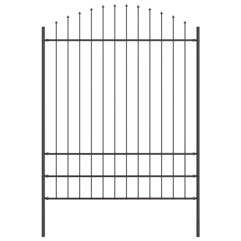 vidaXL Clôture de jardin Woerden Gris 170 x 225 cm Acier thermolaqué