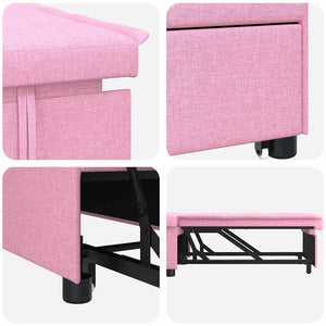 Rosa Ausziehbares Schlafsofa