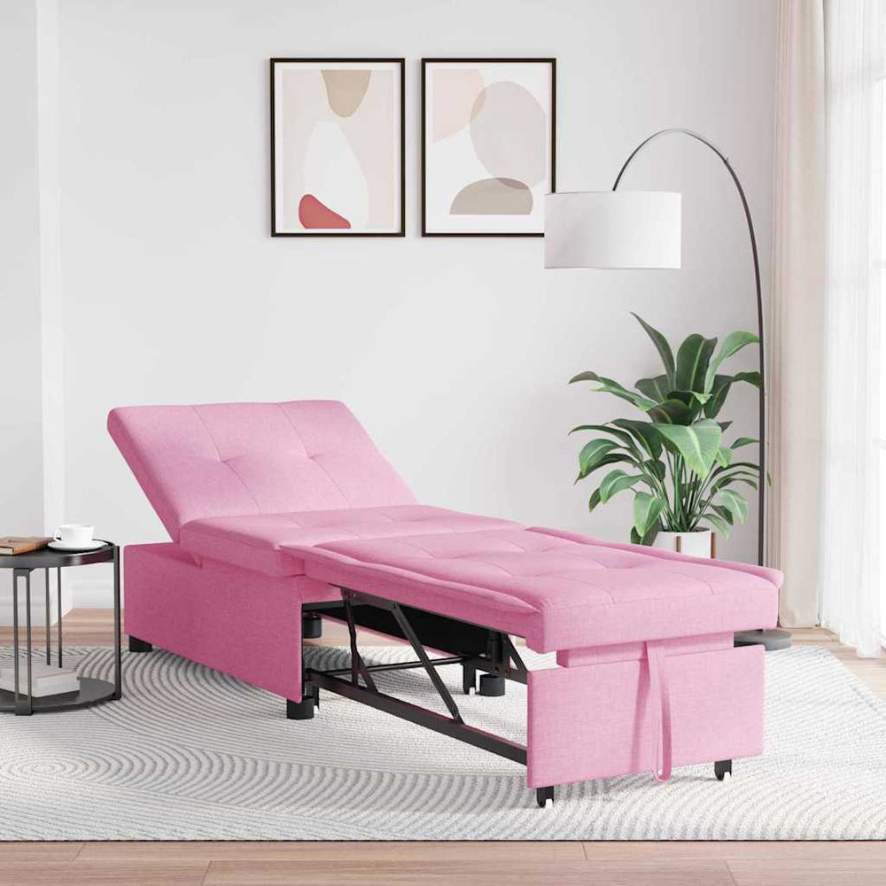 Rosa Ausziehbares Schlafsofa