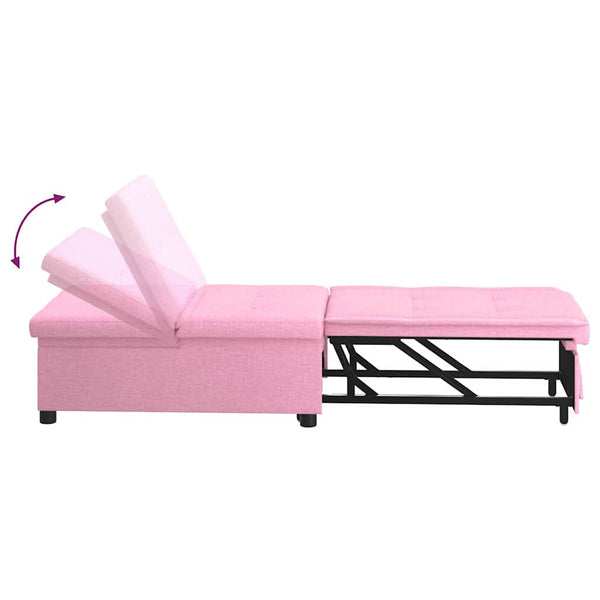 Rosa Ausziehbares Schlafsofa