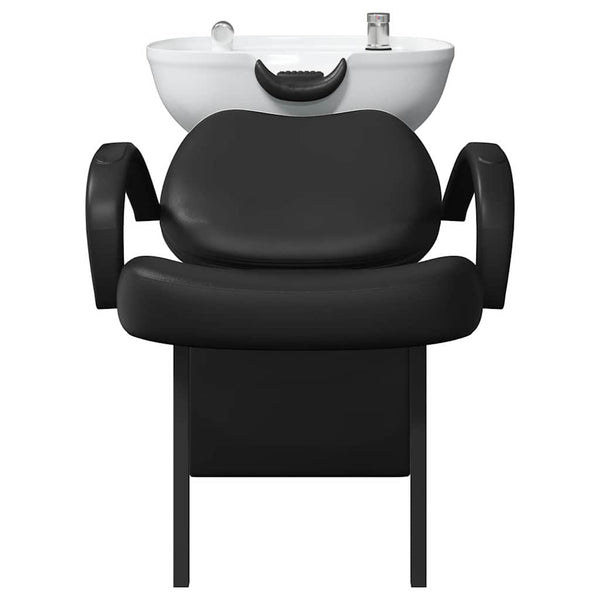 Friseurstuhl Shampoo Stuhl Schwarz/Weiß