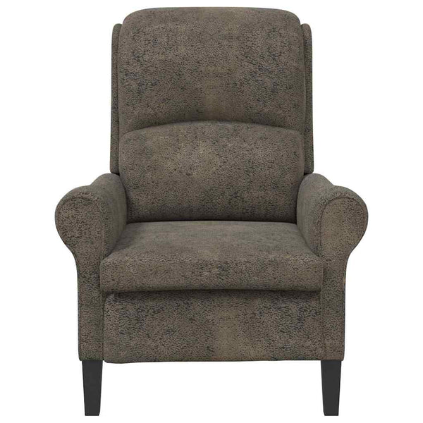 Sessel Dunkelgrau Kunstleder