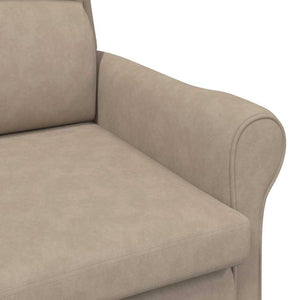 Sessel Taupe Mikrofaser 76x94x102 cm