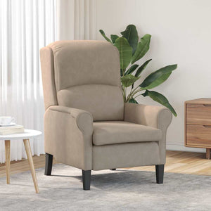 Sessel Taupe Mikrofaser 76x94x102 cm