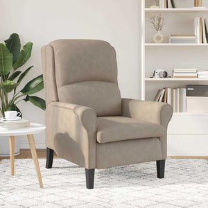 Sessel Taupe Mikrofaser 76x94x102 cm