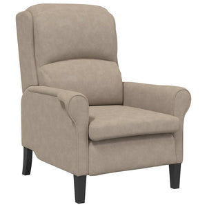 Sessel Taupe Mikrofaser 76x94x102 cm