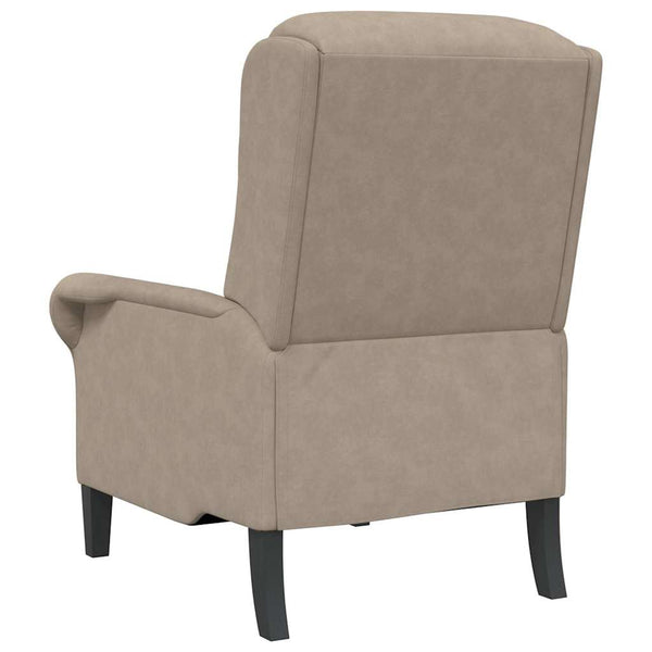 Sessel Taupe Mikrofaser 76x94x102 cm